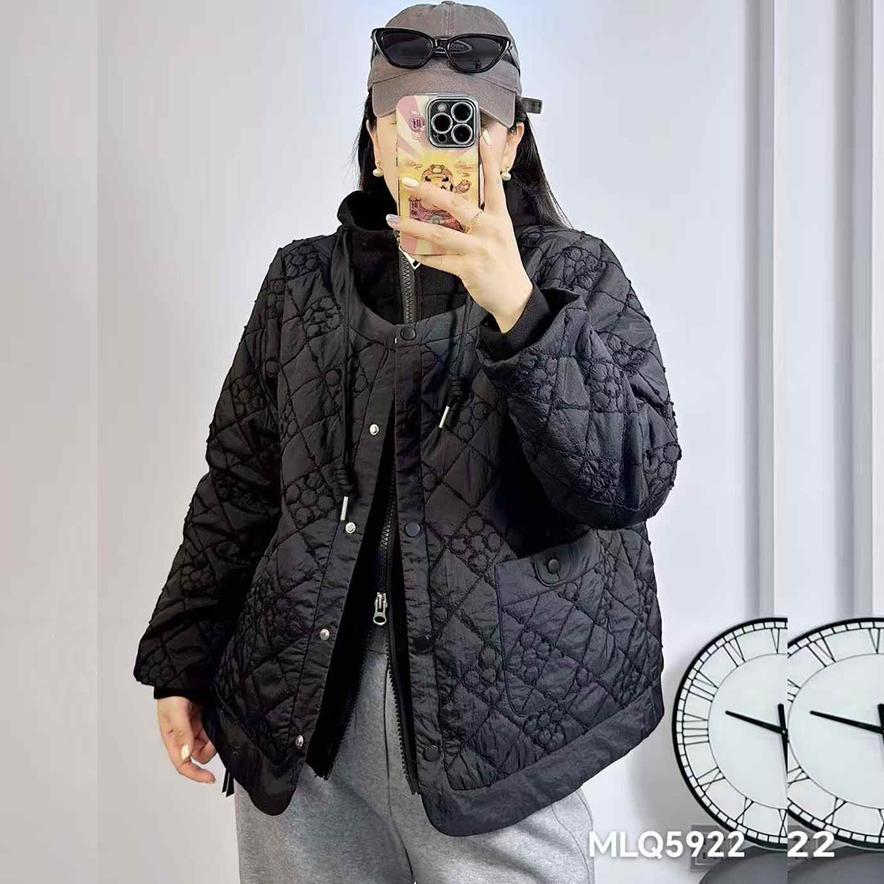 特！米莱奇5922冬加大码假两件套棉衣女 210斤胖妹mm夹棉连帽外套,女装/女士精品,常规大码外套,淘宝优惠券,粉丝福利购,淘宝优惠卷