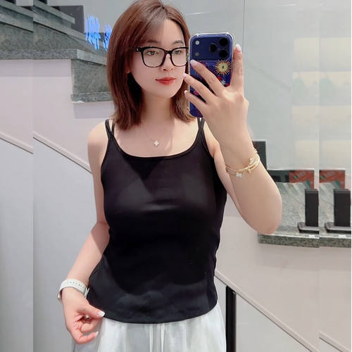 宜语析6170夏加大码吊带女背心