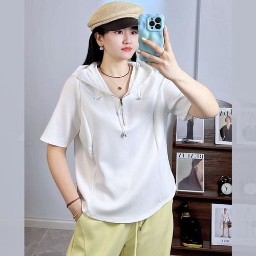 香港芸卉25751春夏大码短袖T恤女