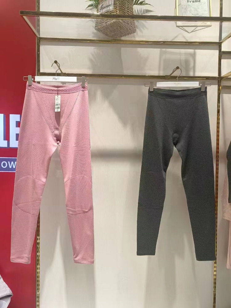 伊维斯中厚膝盖双层女保暖保暖裤