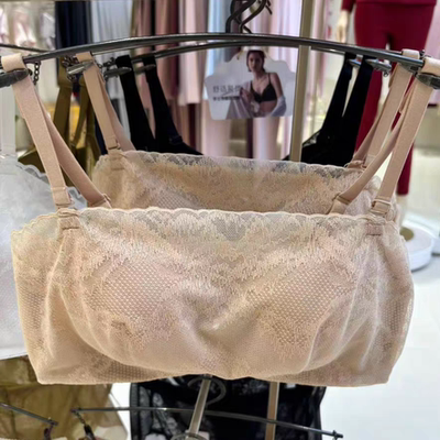 伊维斯新款女士性感蕾丝无钢圈抹胸文胸10811188