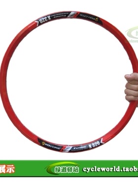 IronHorse铁马 X320 20寸车圈 406 碟刹车圈 高强度 32H 红色