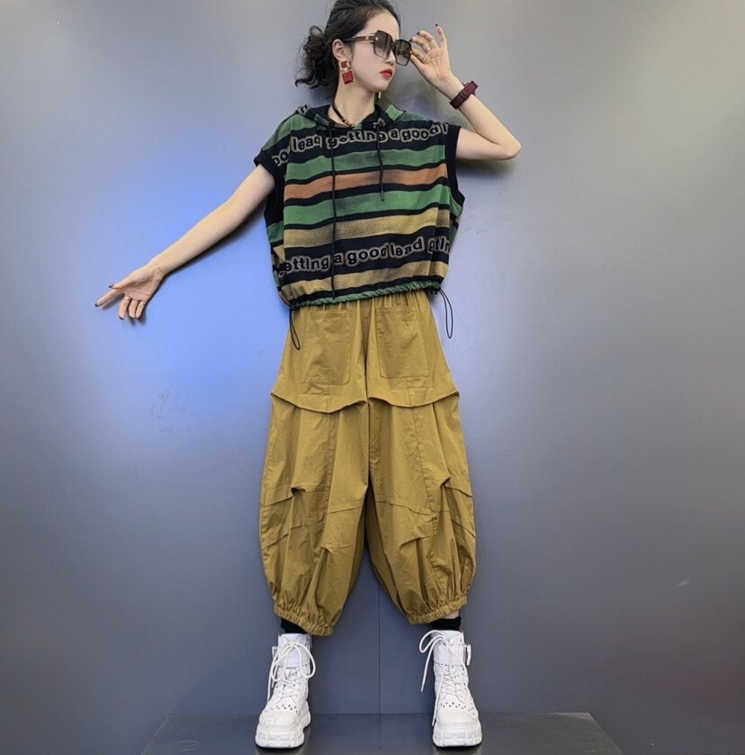 百搭款休闲宽松时尚套装女夏款个时尚套装