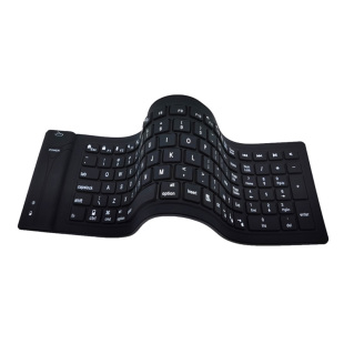 无线蓝牙硅胶软键盘防水防尘可折叠usb有线便携迷你静音办公定制