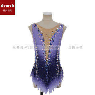 艺术体操服健美竞技比赛技巧服现代舞表演服定制儿童成人女款T127