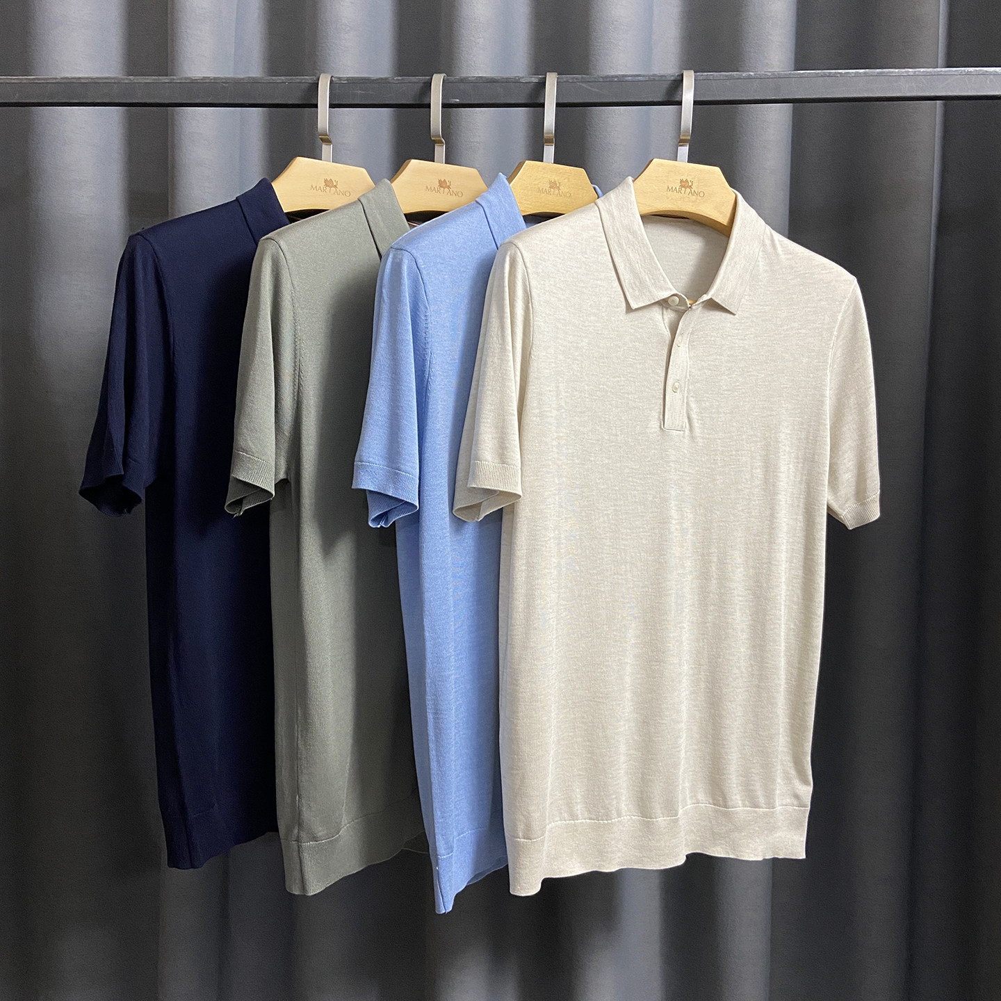 男士短袖Polo衫 春夏针织衫 凉爽天丝细腻亲肤 银泰王府井专柜T恤