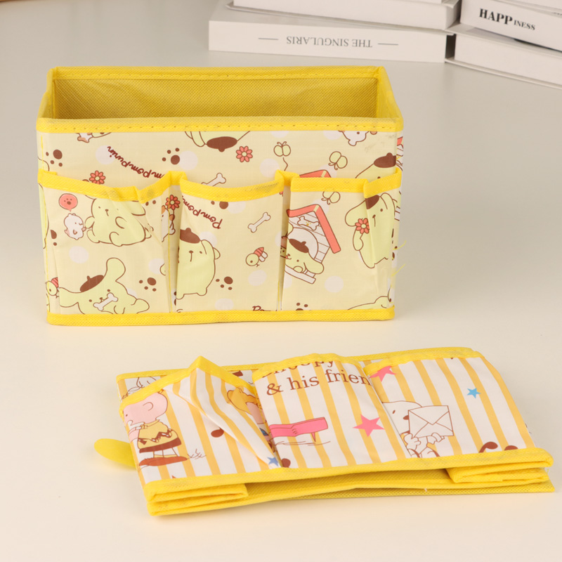 日系库洛米桌面卡通无盖收纳盒