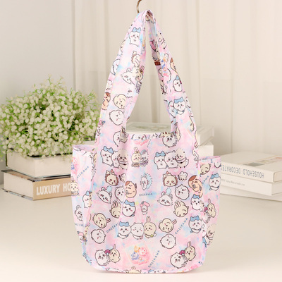 单肩便携环保布袋子购物袋可折叠