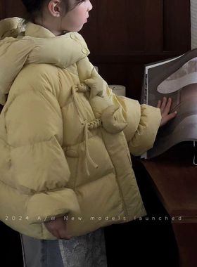 24新款儿童羽绒服女童冬季加厚保暖外套女宝宝儿童韩版洋气上衣