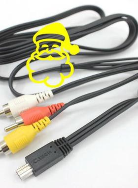 AV立体声视频AVC-DC400ST适用于佳-能EOS 7D 60D 500D 550D 600D