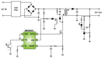 电源管理贴片电源芯片OB2263MP SMD-6 SOT-23-6 六脚贴片
