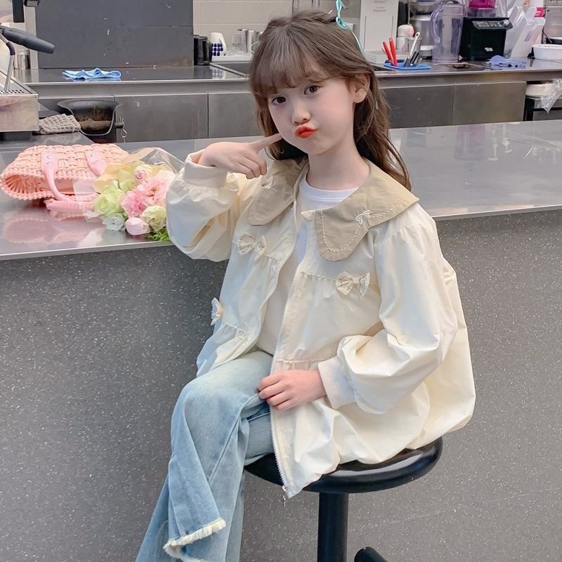 女童春装外套2026新款儿童洋气韩版女孩春秋款蝴蝶结春季夹克上衣,童装/婴儿装/亲子装,夹克/皮衣,淘宝优惠券,粉丝福利购,淘宝优惠卷