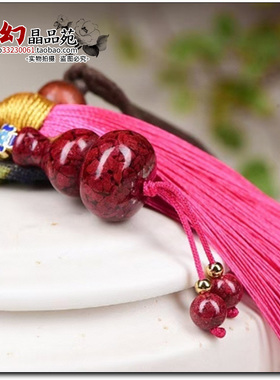 原矿高含量朱砂晶体砂葫芦福禄包包挂件吊坠吊饰走夜路做噩梦恶梦