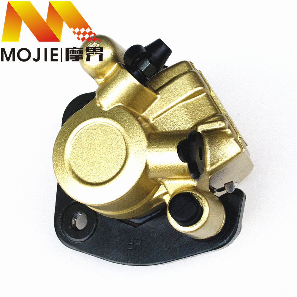 踏板车配件适用豪爵福星HS125T-2前刹车下泵前制动钳前碟刹嵌总成