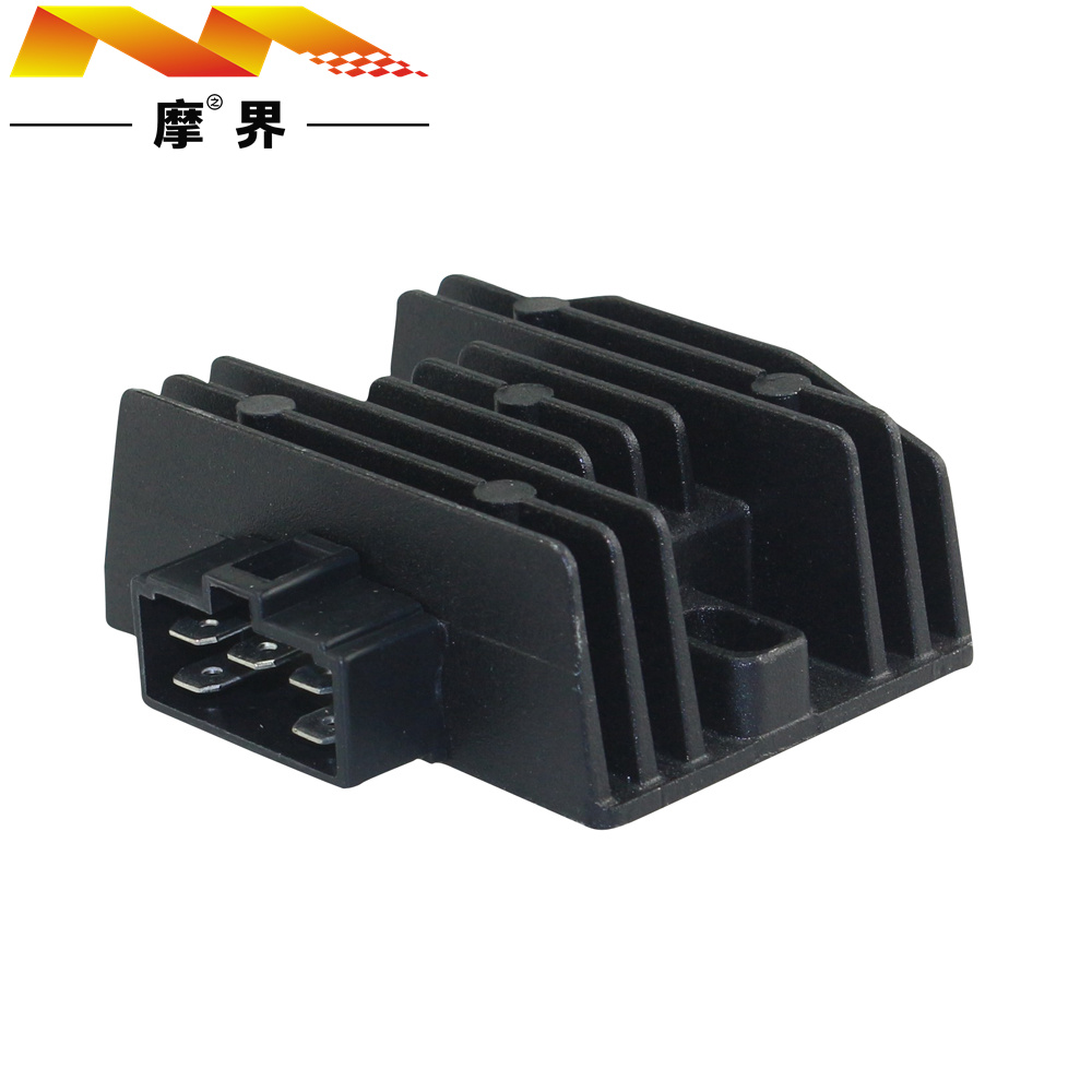 适用豪爵鹰钻HJ125T-10G/10E踏板车稳压整流器电压稳定器充电器