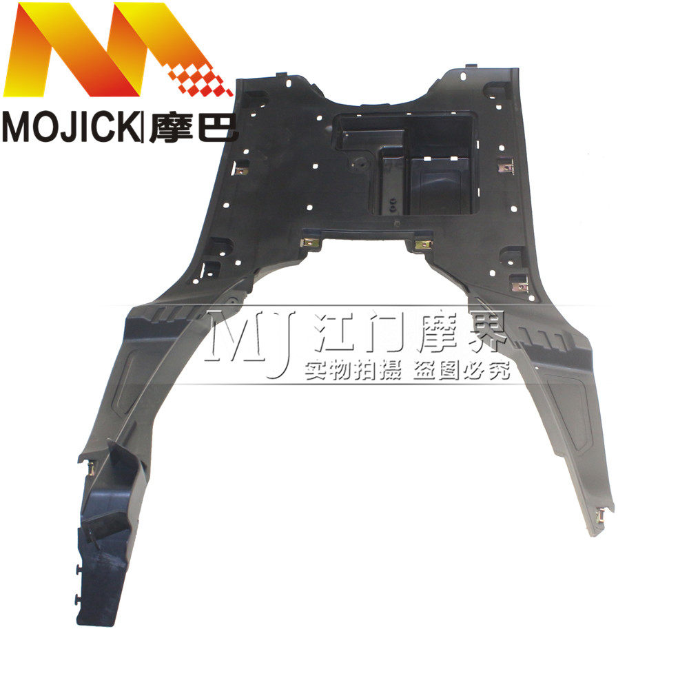 适用豪爵天鹰HJ125T-16A/16C/16D/16E脚踏板电瓶箱电池盒外壳