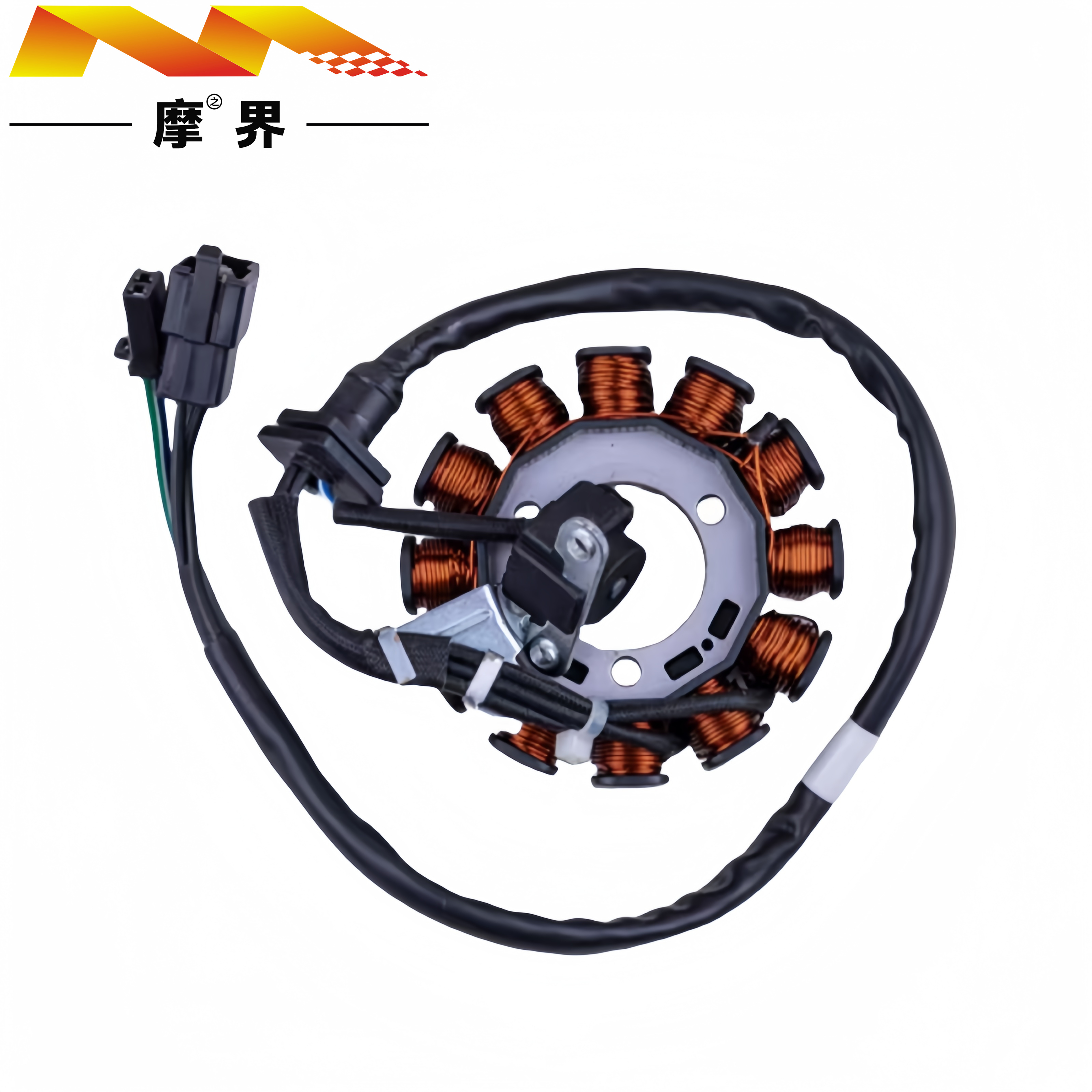 豪爵磁电机缸定子适用豪爵宇钻E