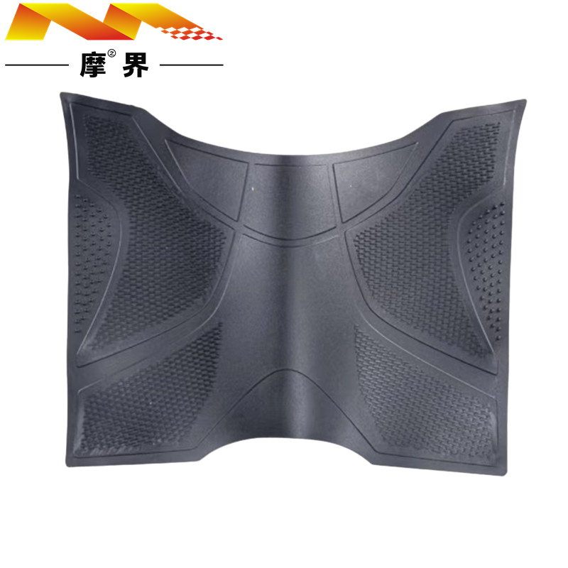 适用豪爵VE125踏板车HJ125T-26/26A脚踏板脚垫皮脚踏垫胶垫原装