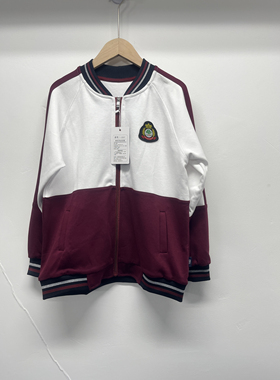 郑州市二七区汝河路小学春秋季校服棒球外套