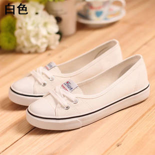 蓓尔 Spring summer low colored small princess costume, trend fresh white shoes, Korean style