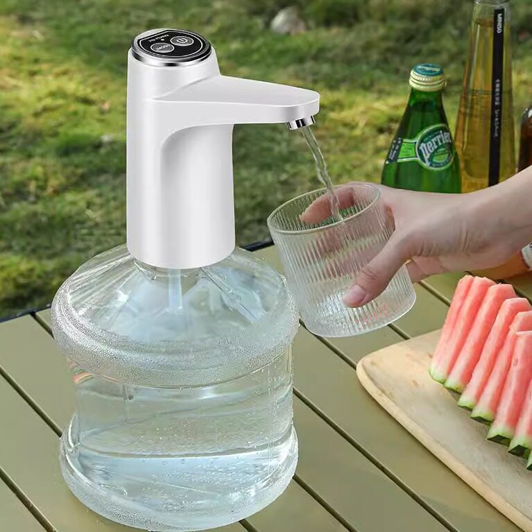 桶装水抽水器家用智能自动上水器压水器手压饮水器USB可充电