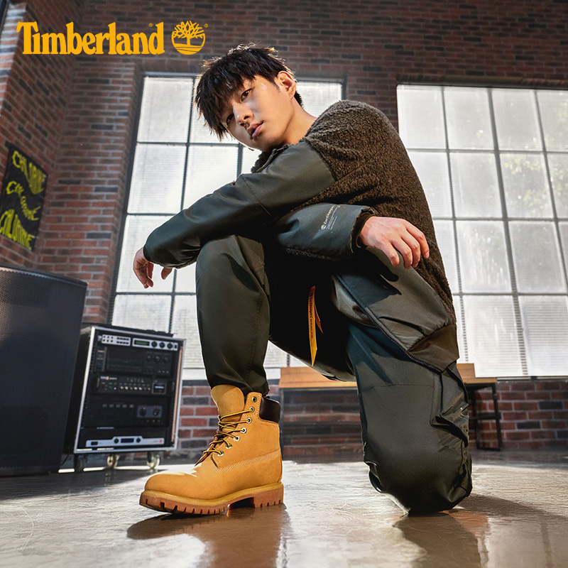 Timberland添柏岚秋冬新款户外摇粒绒抓绒衣男款外套 A2CEY/A44BC-封面