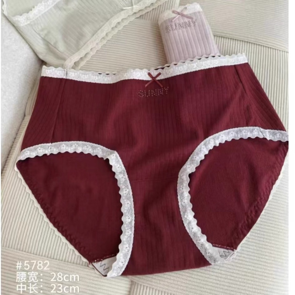 高弹软糯磨毛女小阳绒内裤5782