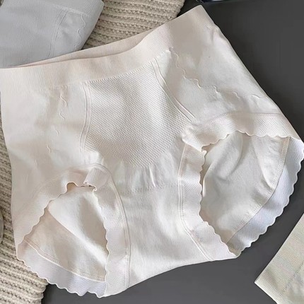 陶子炫衣 女中腰收腹3D立体提臀柔软高弹无缝内裤三角裤3708