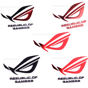 ASUS 华硕 ROG 玩家国度 金属贴 标志 logo 贴纸 拜金之眼