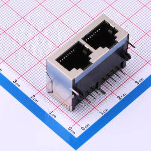 DS1129-05-S80BP-X 以太网连接器(RJ45 RJ11) RJ45 不带LED 8p8c,
