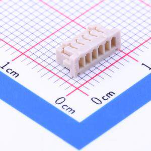 DF13-6S-1.25C 压线端子胶壳 1.25mm 1x6P 5360003000，AWG 32 to