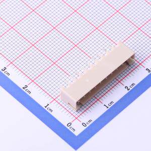 HC-XH-10A-M 线对板/线对线连接器 系列:XH 2.5mm 1x10P 直插 原