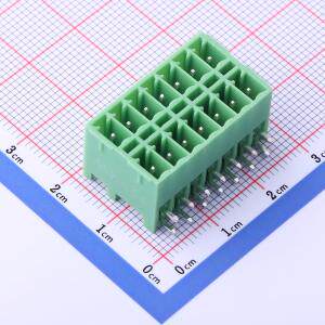 KF2EDGKRH-3.5-2*7P 插拔式接线端子 板端/插座-闭口 2x7P 3.5mm