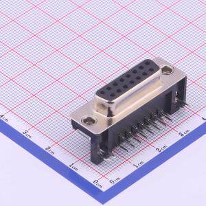 DR15PW母 双排不带螺丝 D-Sub/DVI/HDMI连接器 DR15PW母 双排 DR