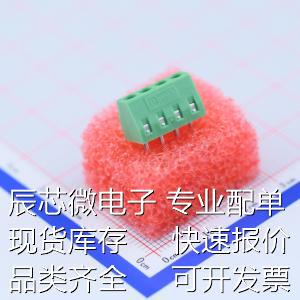 1751264 螺钉式接线端子 3.5mm 1x4P 排数:1 每排P数:4 直针原装