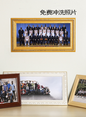 定制长相框集体照框大合影纪念合照毕业照会议照片装裱洗照片摆台