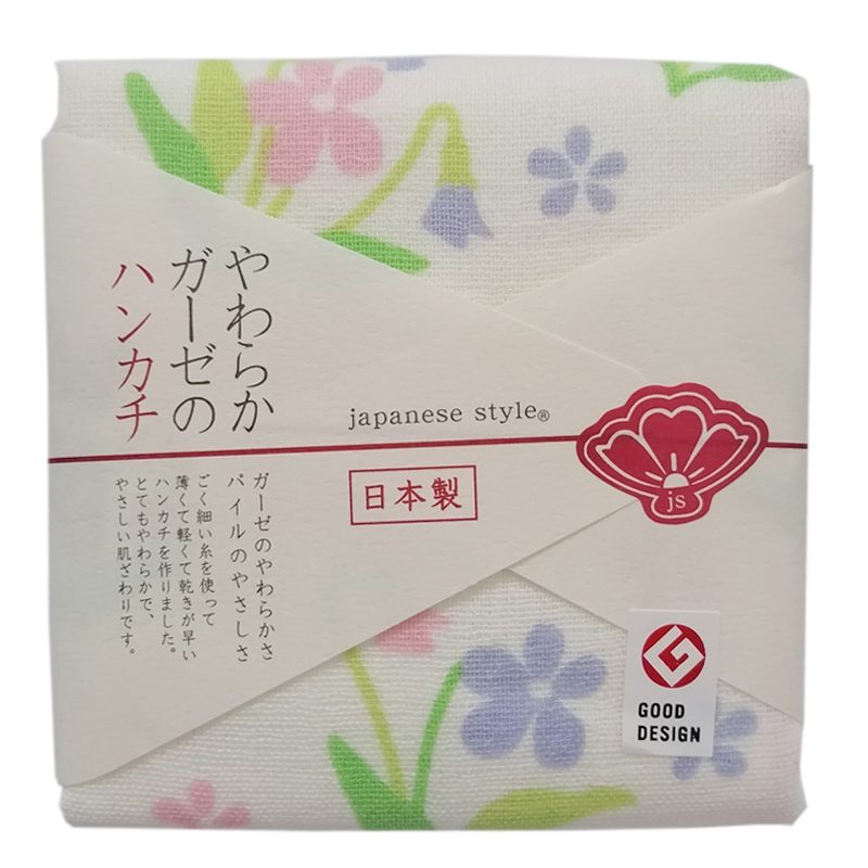 日本进口毛巾 纯棉纱布方巾 吸水速干柔软 日式儿童面巾JS-35045