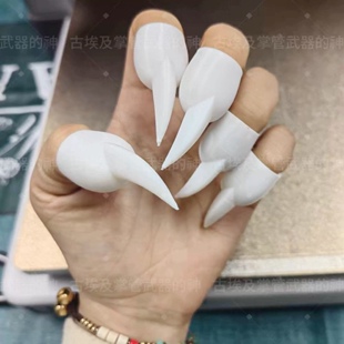 兽装配件写实兽头指套fursuit兽爪cos道具配饰diy自打印仿真指甲