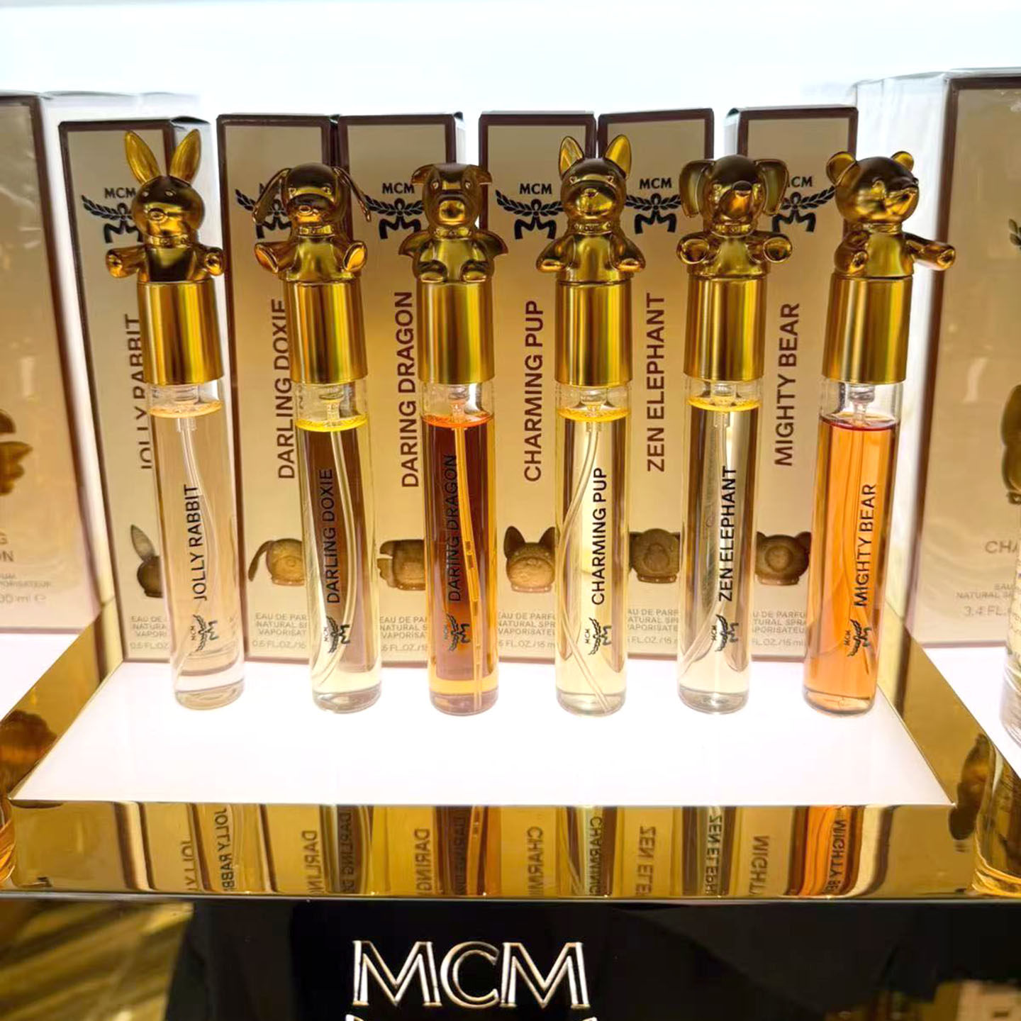 MCM恩思恩动物园中性香水 兔子法斗爱心狗狗冥想大象龙宝熊宝15ml