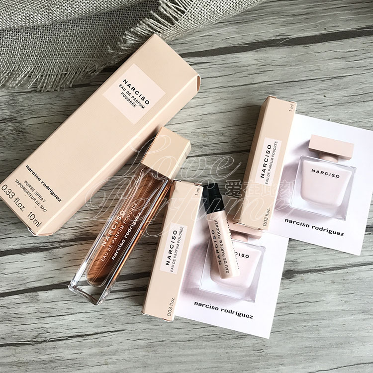 16ÄêпînarcisoÄÉÜçËØ poudree ·Û÷êÏãŮʿÊÔ¹ÜÏãˮСÑù1ml 10ml