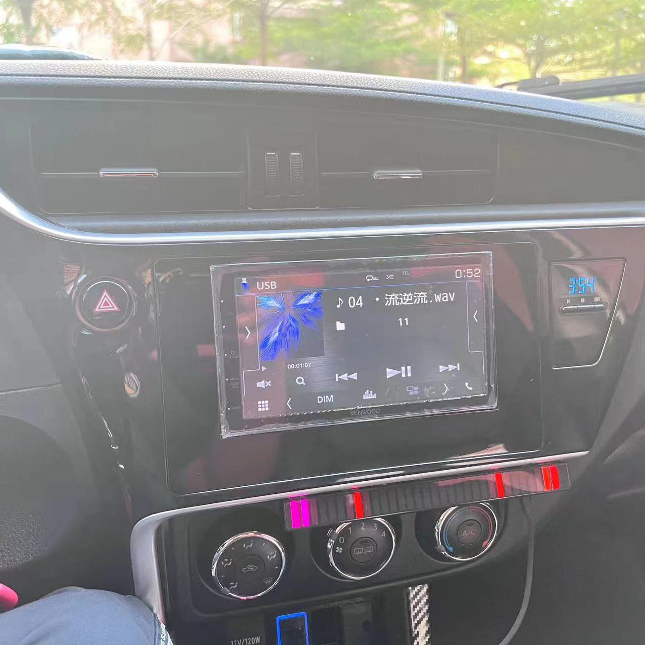 17-18款丰田雷凌卡罗拉专用建伍carplay车载DVD主机专业音质CD机