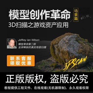 Capture影視游戲模型3D掃描建模技術流程視頻教程場景篇 Reality