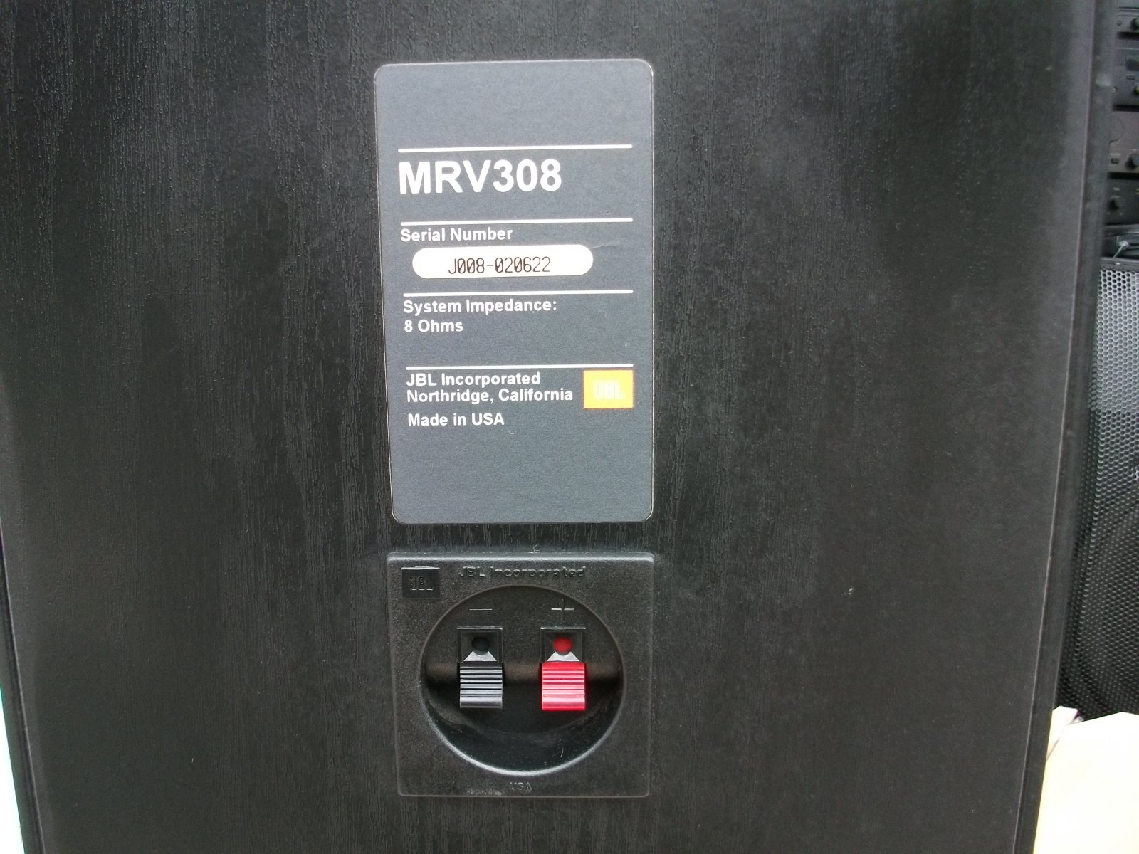 JBLmrv308美国原产落地音箱