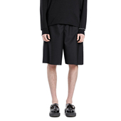 SHORTS经典 羊毛短裤 休闲裤 YAMAMOTO®WOOL 毛边五分裤 松紧腰CDG男