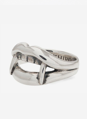 YAMAMOTO ®日系暗黑系原创925吸血鬼浮雕纯银戒指手工复古指环男