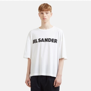 TEE T恤 YAMAMOTO LOGO 宽松短袖 字母中袖 SANDE白色五分袖 JIL