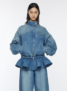 【现货】YCH 26PS 荷叶边牛仔夹克 DOUBLEBOO