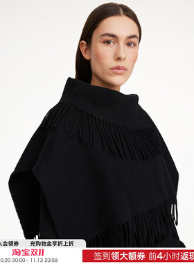 【现货】By Malene Birger 26PF 新款流苏披肩 DOUBLEBOO