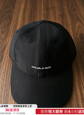 DB 经典黑白logo刺绣棒球帽鸭舌帽遮阳 DOUBLE BOO买手店