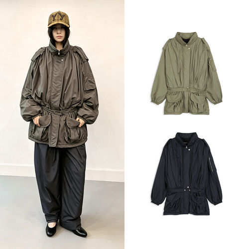 【现货】OPEN YY 26AW 新款束腰工装风衣 DOUBLEBOO